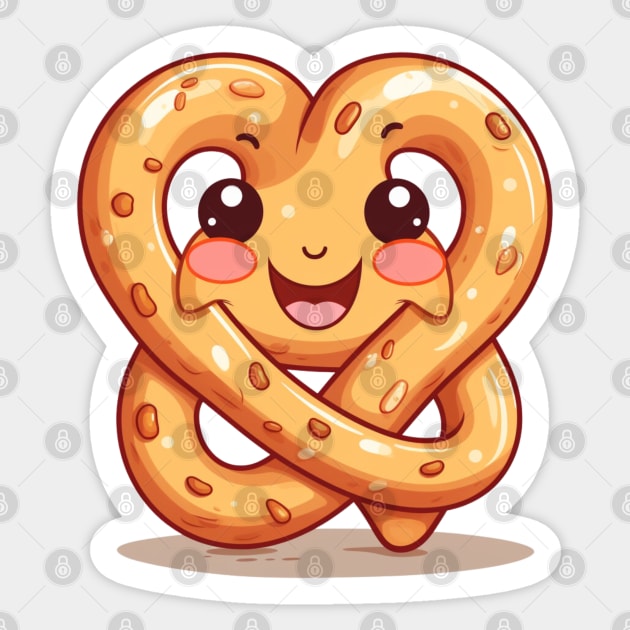 Cute Pretzel Sticker by Prism Chalk House